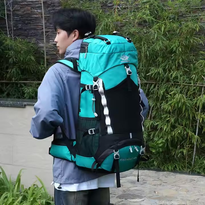 High Quality Backpack - 60L,  Rain Cover, 1.16Kg
