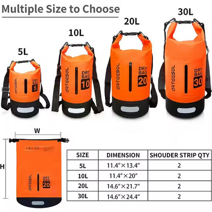 PVC Waterproof Dry Bag - Tarpaulin, Waterproof, Lightweight