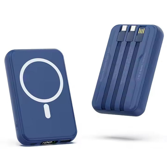 Portable and magnetic power bank - 10,000mAh, 22.5W Fast Charging, Power display