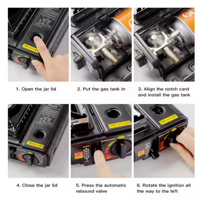 Portable Camping Stove - Convenient,  Compact, Lightweight