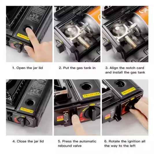 Portable Camping Stove - Convenient,  Compact, Lightweight