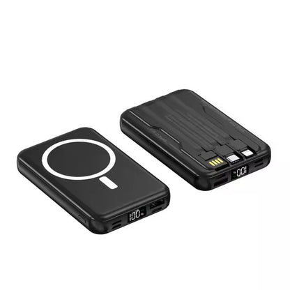 Portable and magnetic power bank - 10,000mAh, 22.5W Fast Charging, Power display